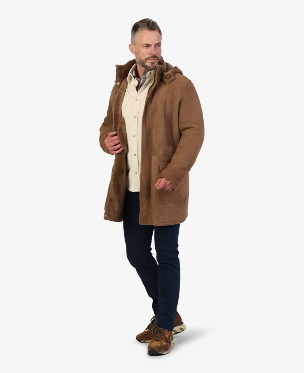 Arma Lammy Parka - Carbon Brown 2 Arma Arma Lammy Parka - Carbon Brown