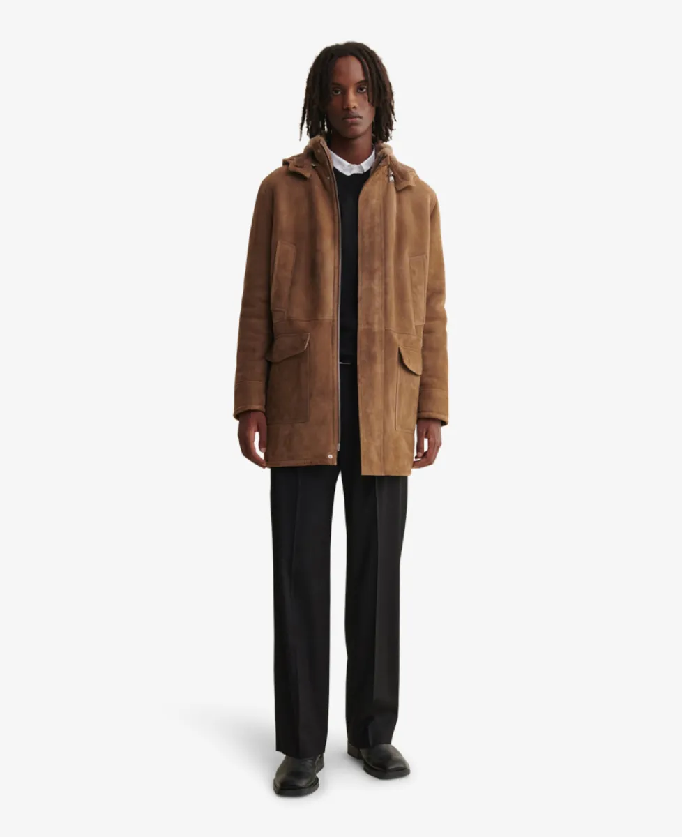 Arma Lammy Parka - Carbon Brown 3 Arma Arma Lammy Parka - Carbon Brown