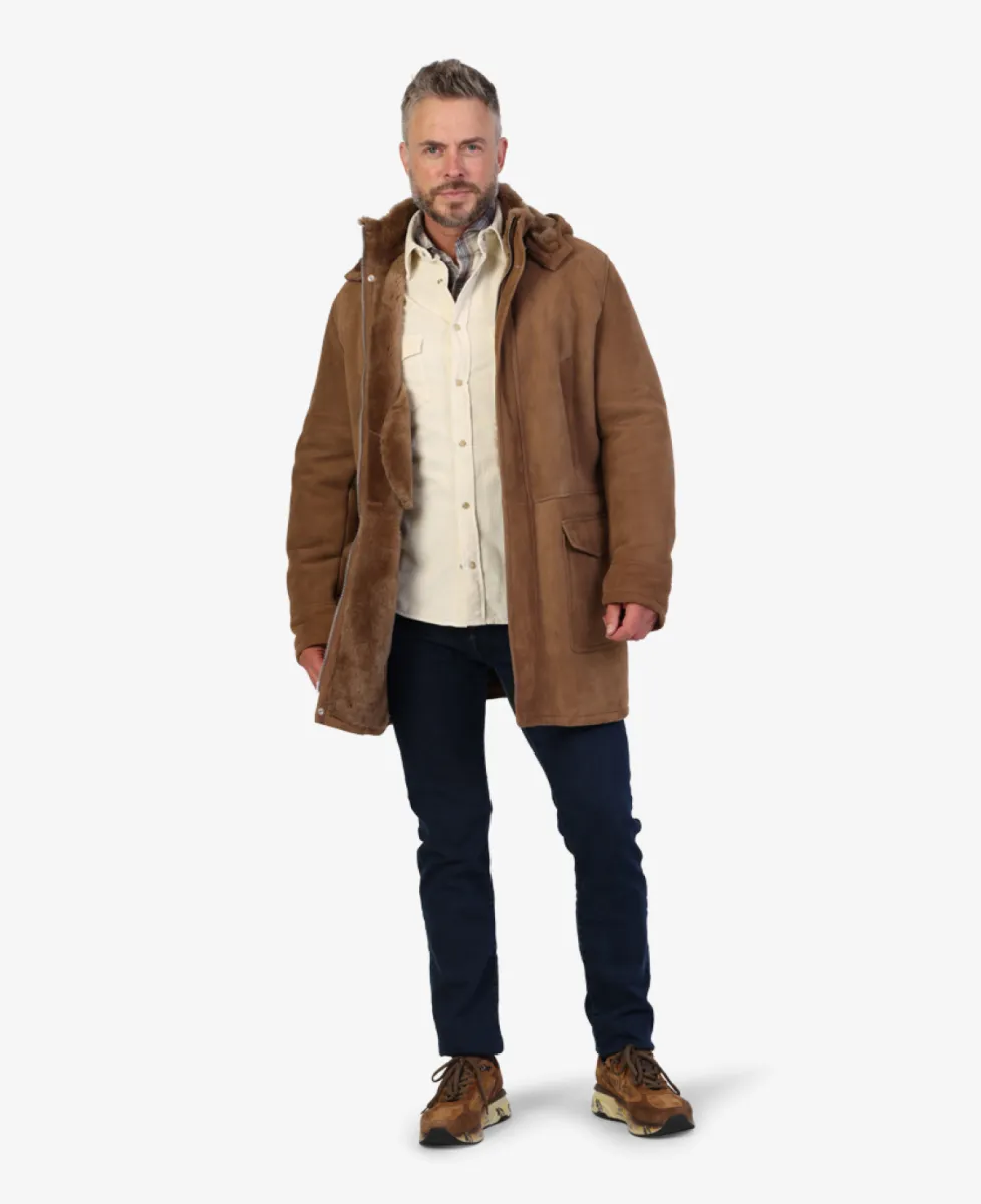 Arma Lammy Parka - Carbon Brown 1 Arma Arma Lammy Parka - Carbon Brown