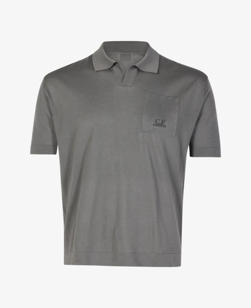 C. P. Company polo & tshirt 18cmkn189a Grijs 1 C.P. Company C. P. Company polo & tshirt 18cmkn189a Grijs