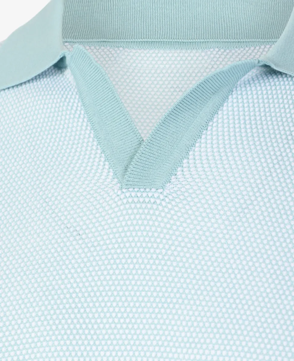 Gran Sasso polo & tshirt 57115 26901 Blauw 3 Gran Sasso Gran Sasso polo & tshirt 57115 26901 Blauw
