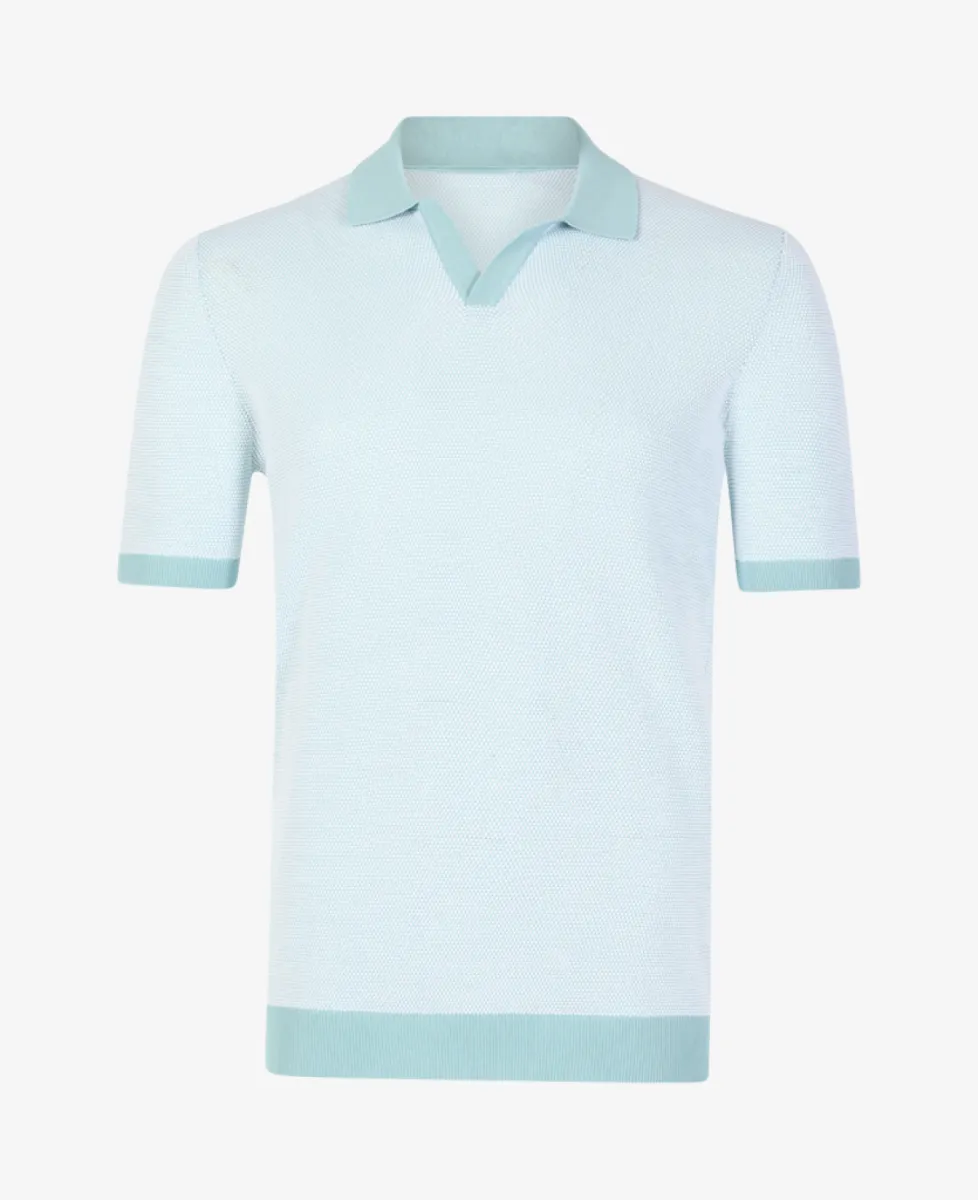 Gran Sasso polo & tshirt 57115 26901 Blauw 1 Gran Sasso Gran Sasso polo & tshirt 57115 26901 Blauw
