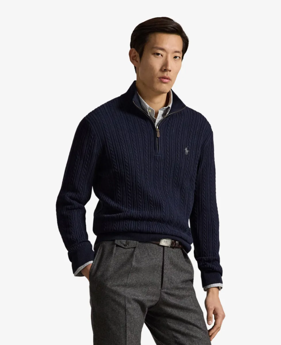 Ralph Lauren Kabeltrui Halfzip - 001 3 Ralph Lauren Ralph Lauren Kabeltrui Halfzip - 001
