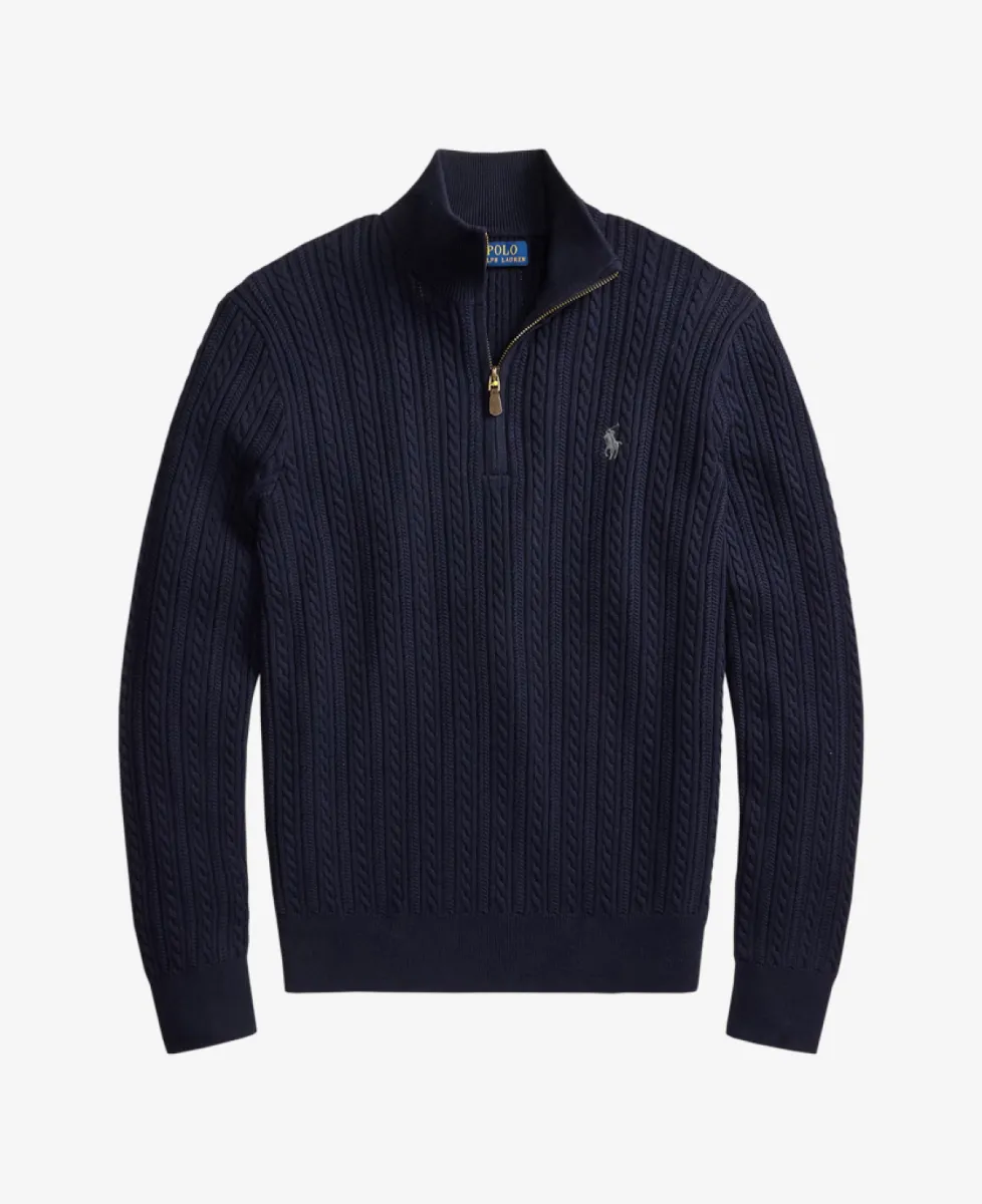 Ralph Lauren Kabeltrui Halfzip - 001 1 Ralph Lauren Ralph Lauren Kabeltrui Halfzip - 001