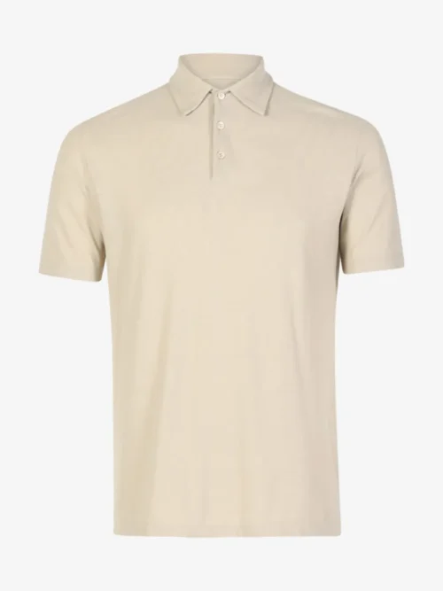 Zanone Zanone polo & tshirt Zg380 815109 Beige