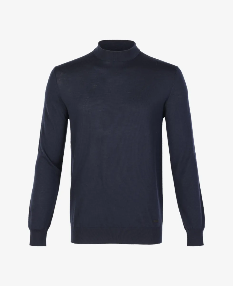 Seven Dials Trui Turtle Neck - Navy 1 Seven Dials Seven Dials Trui Turtle Neck - Navy