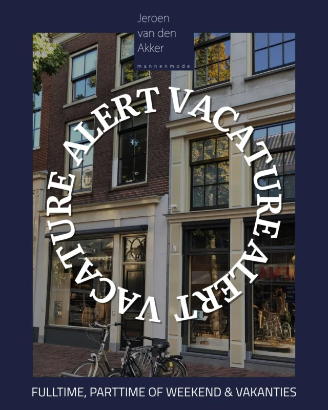 𝗛𝗲𝗯 𝗷𝗶𝗷 𝗴𝗲𝘃𝗼𝗲𝗹 𝘃𝗼𝗼𝗿 𝗺𝗼𝗱𝗲, 𝗸𝗼𝗺 𝗷𝗲 𝗹𝗲𝗸𝗸𝗲𝗿 𝘂𝗶𝘁 𝗷𝗲 𝘄𝗼𝗼𝗿𝗱𝗲𝗻 én 𝗵𝗲𝗯 𝗷𝗲 𝗼𝗼𝗴 𝘃𝗼𝗼𝗿 𝗱𝗲𝘁𝗮𝗶𝗹? Dan zijn wij op zoek naar jou!

Stuur ons jouw motivatie en wie weet sta jij binnenkort bij ons in de winkel! 

👉 Check de website voor meer informatie: jeroenvandenakker.nl/vacatures/

#jeroenvandenakkermannenmode #modevacature #werkeninzaltbommel